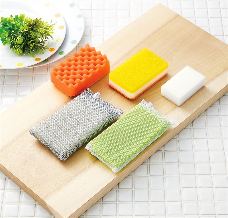 ありがとうございますキッチンスポンジ5種セット