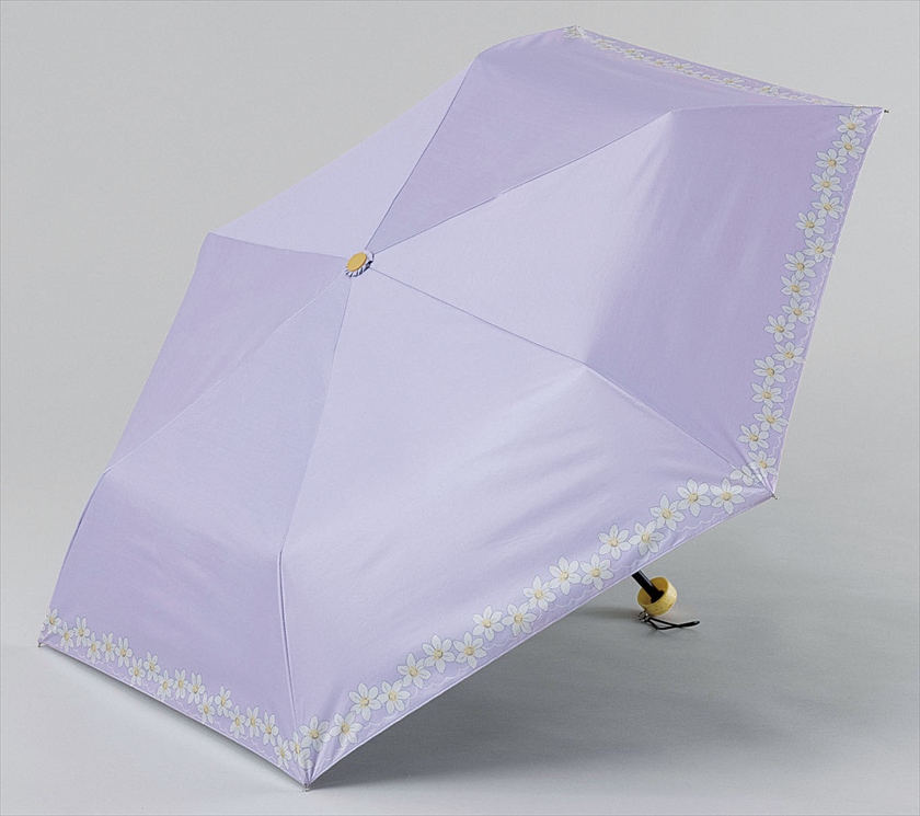 ループフラワー晴雨兼用折りたたみ傘