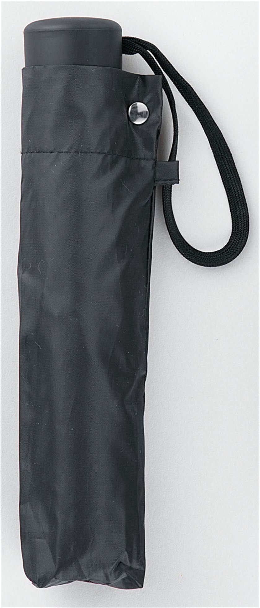 シンプリ―晴雨兼用折りたたみ傘■ブラック
