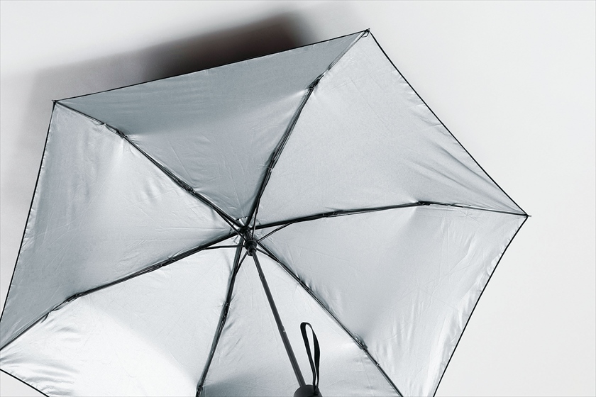 シンプリ―晴雨兼用折りたたみ傘■ブラック