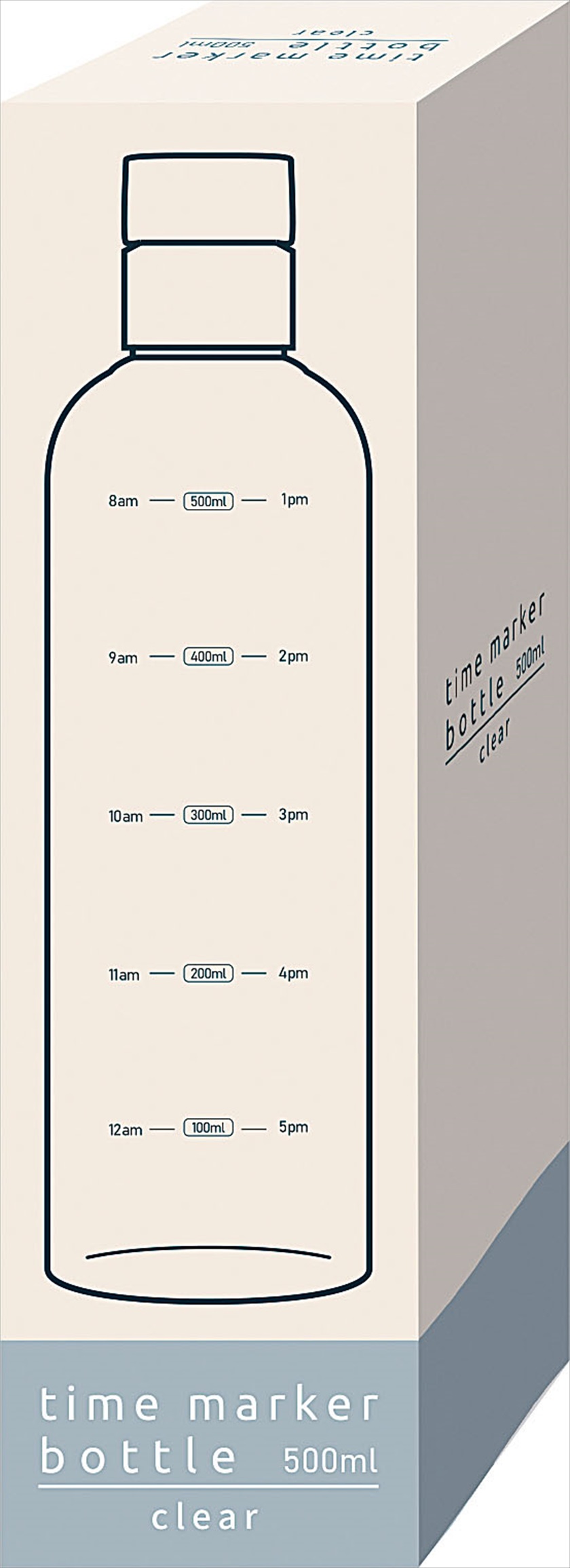 タイムマーカーボトル500mlクリア