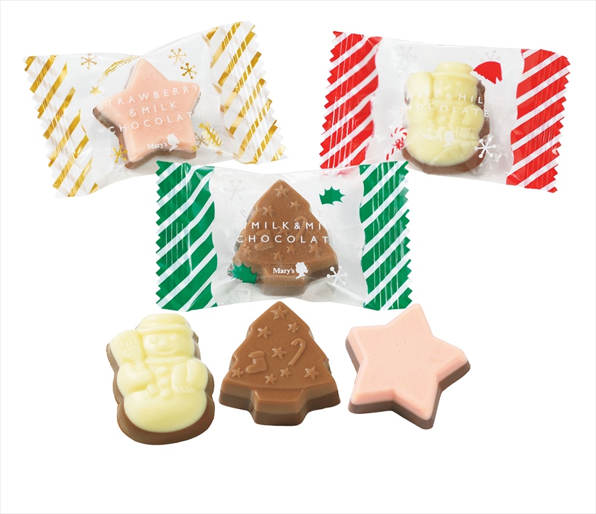 メリーチョコレートクリスマススターチョコレート