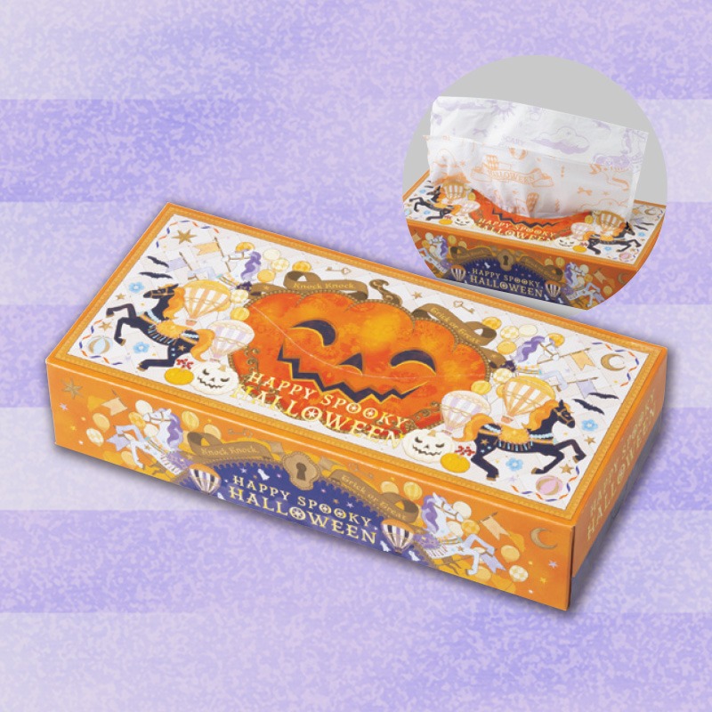 ハッピーハロウィンボックスティッシュ