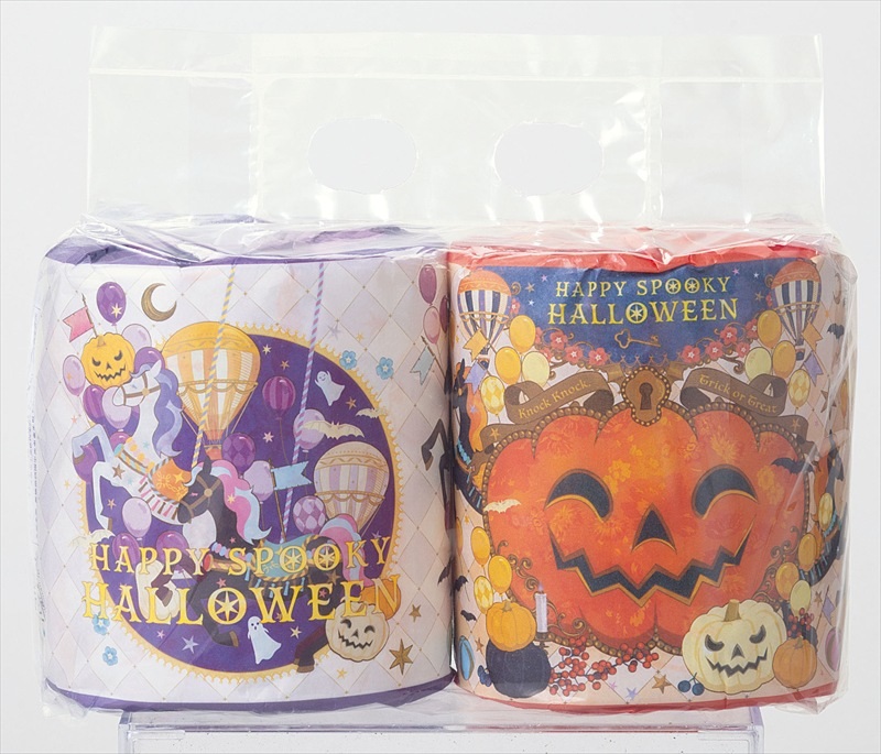 ハッピーハロウィントイレットロール2ロール