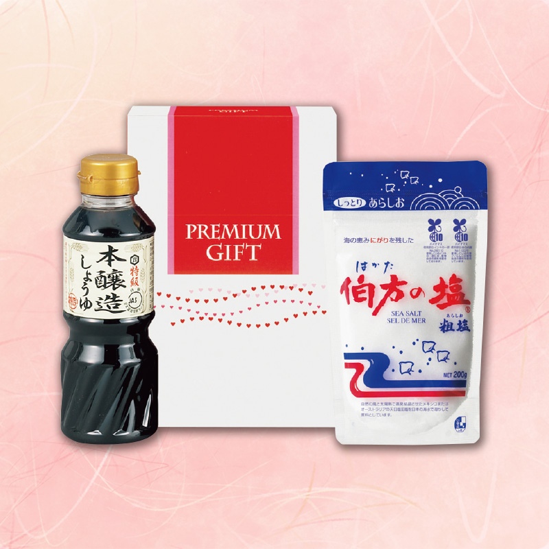本醸造しょうゆ＆伯方の塩ギフトセット
