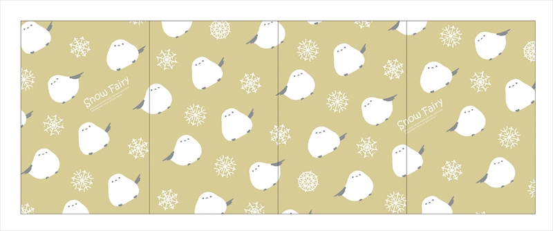 キッチンクッションマット雪の妖精シマエナガ