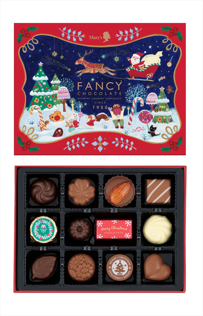 メリーチョコレートクリスマスファンシーチョコレート