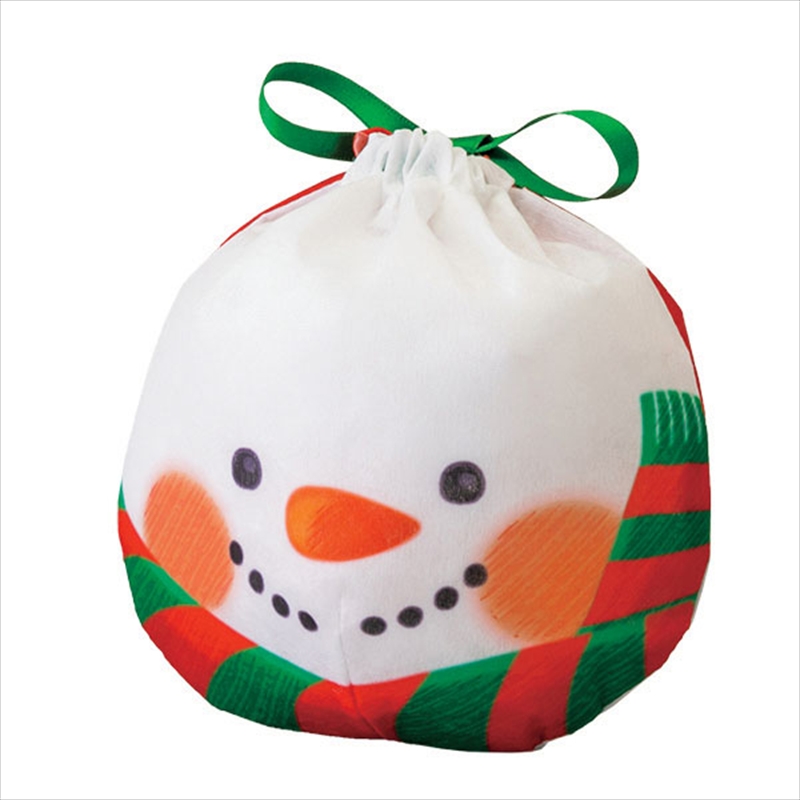 サンタ雪だるま巾着お菓子3点セット