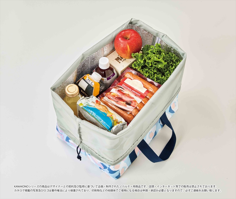 カナコノブロームレジカゴ保冷温ショッピングバッグ