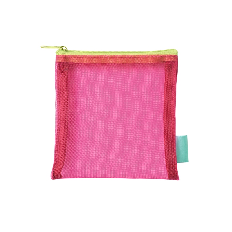 リアークカラーメッシュポーチ