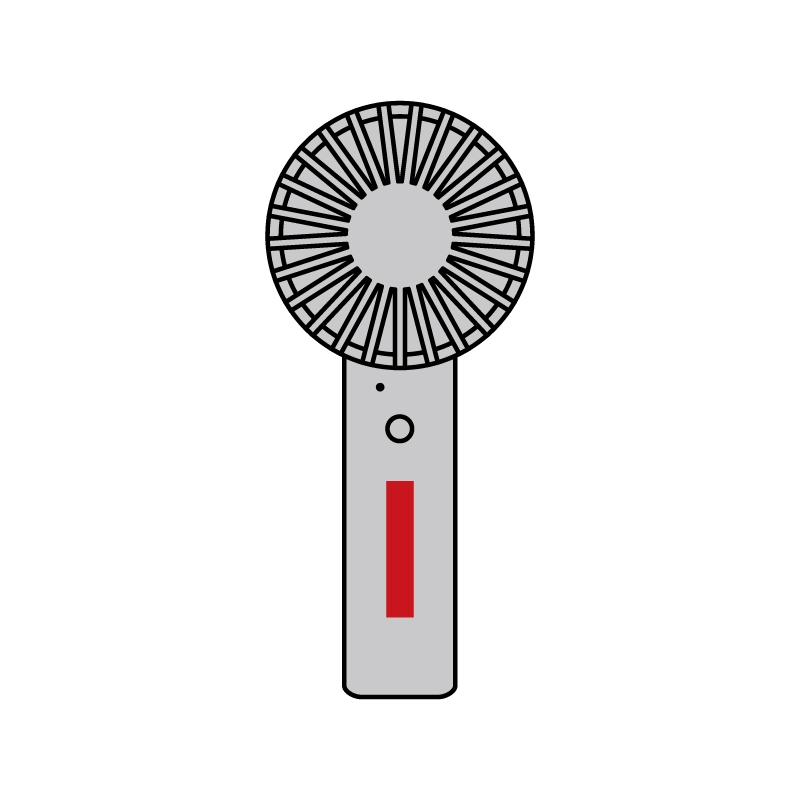 エアリーノUSB充電式ハンディファン