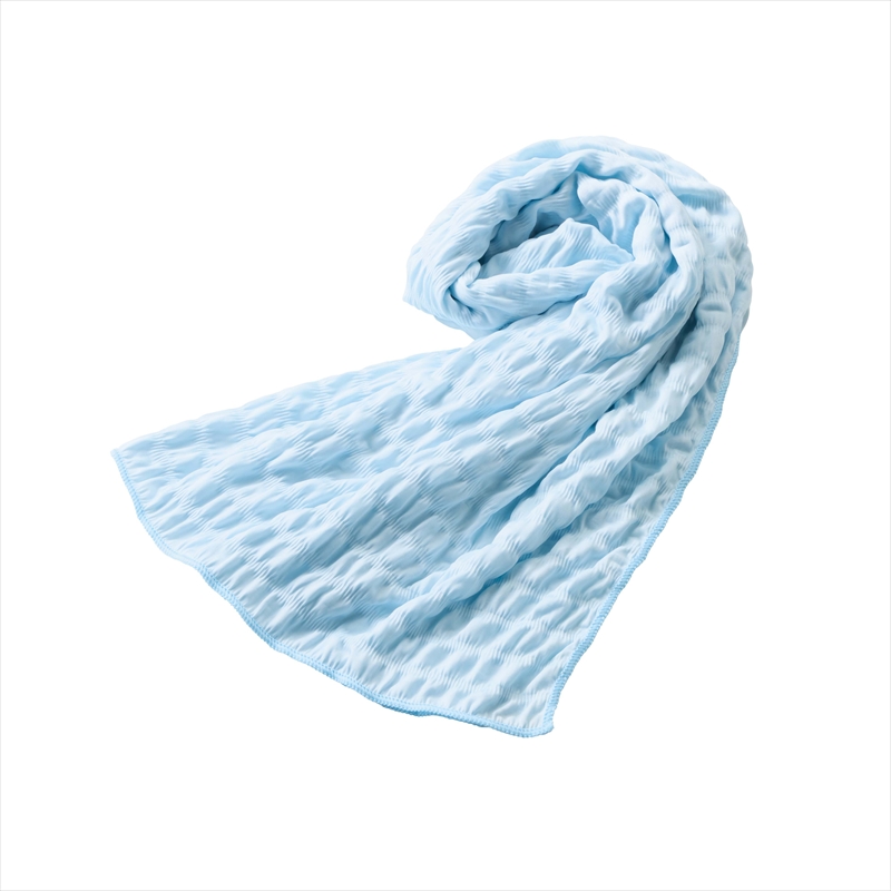 スーリ接触冷感くしゅくしゅブランケット