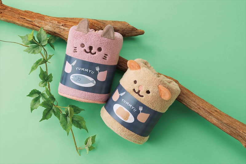 アニマルムふわふわフェイスタオル