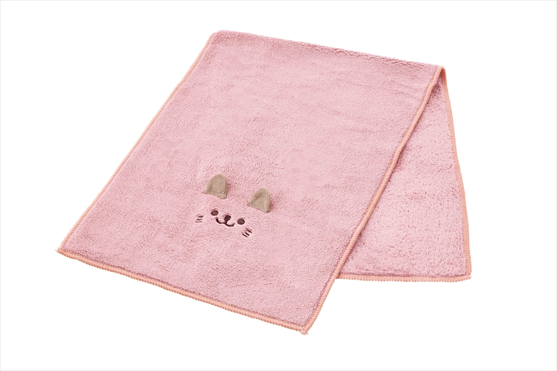 アニマルムふわふわフェイスタオル