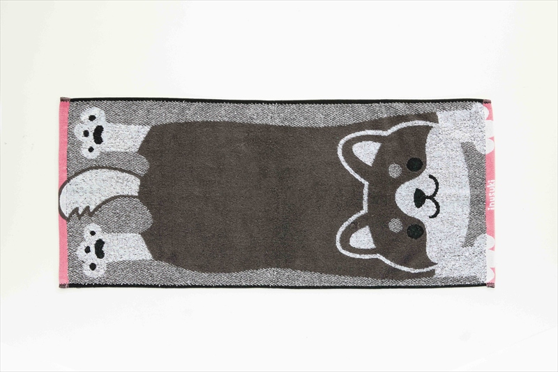 のび豆柴・のびちゃとらフェイスタオル