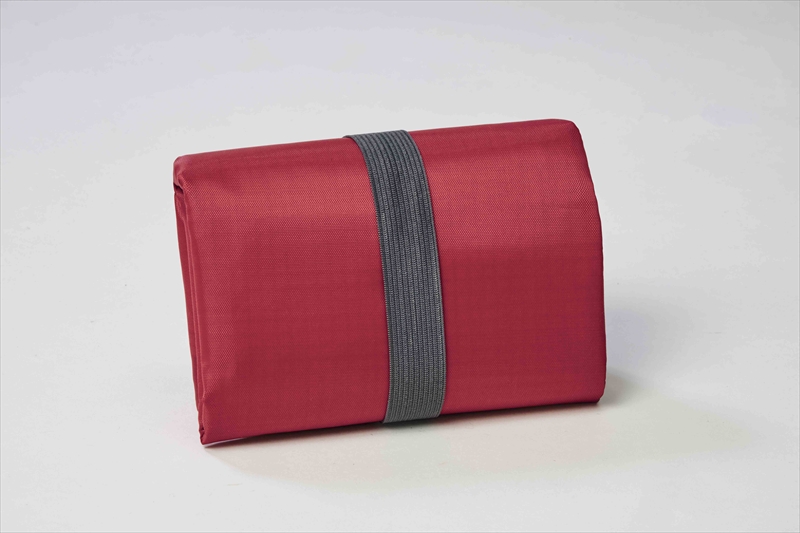 プレントたためる保冷温バッグ ダークレッド