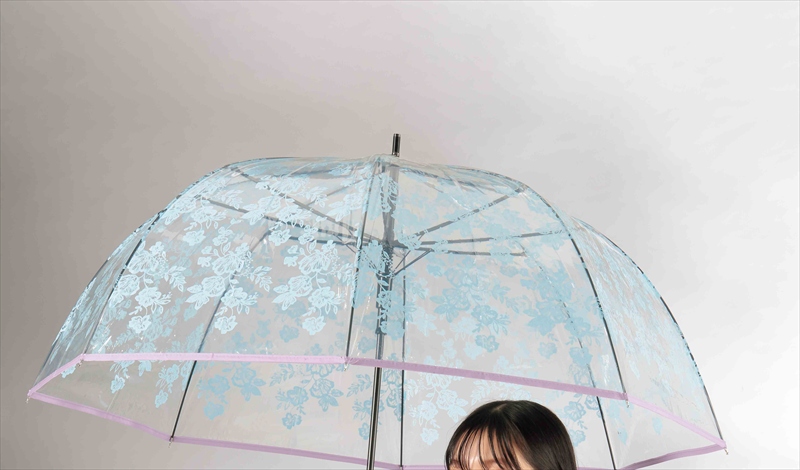 フラワーレースドーム型ジャンプ傘