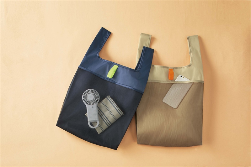 ミーロメッシュポケットエコバッグ