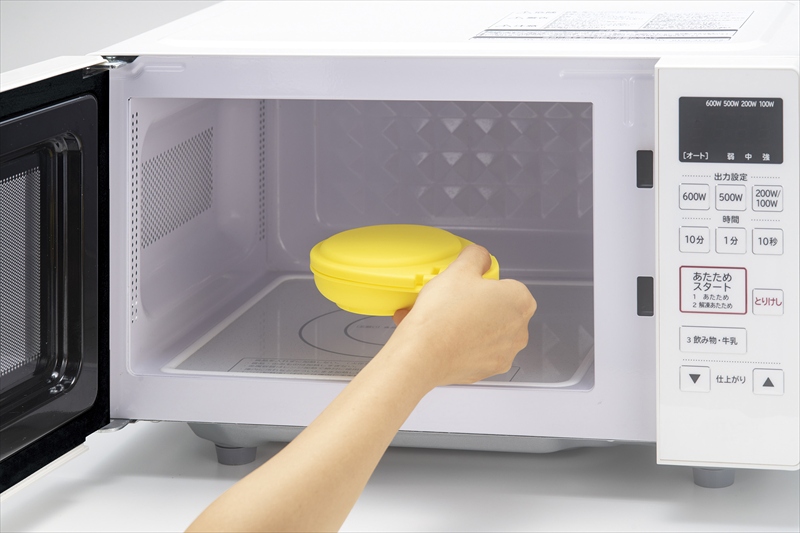 レンジで目玉焼き