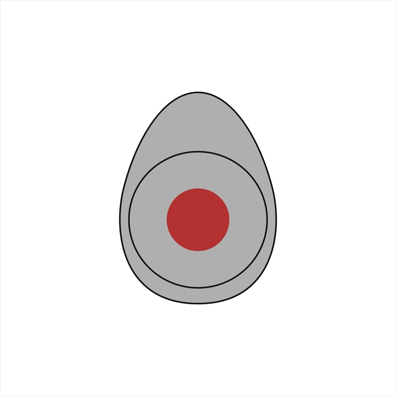 レンジで目玉焼き