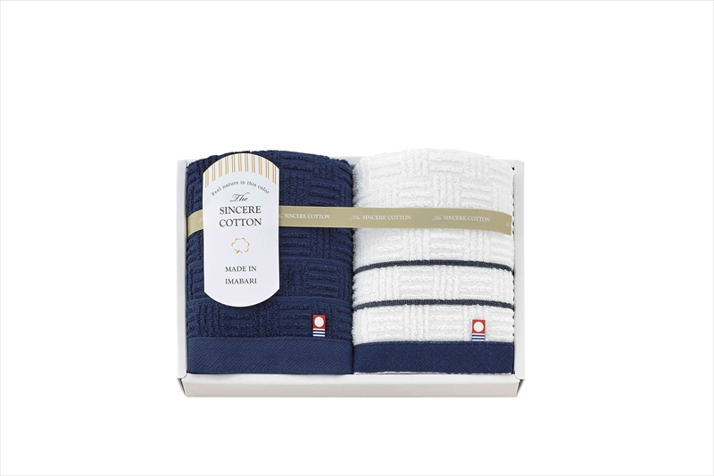 今治シンシアコットンフェイスタオル2枚セット