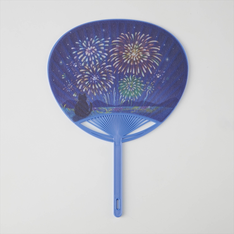 水で濡らせる布うちわ花火