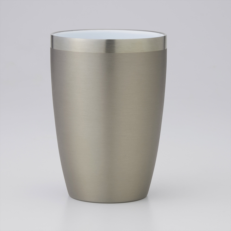 セラミック加工ステンレス断熱タンブラー420ml シルバー