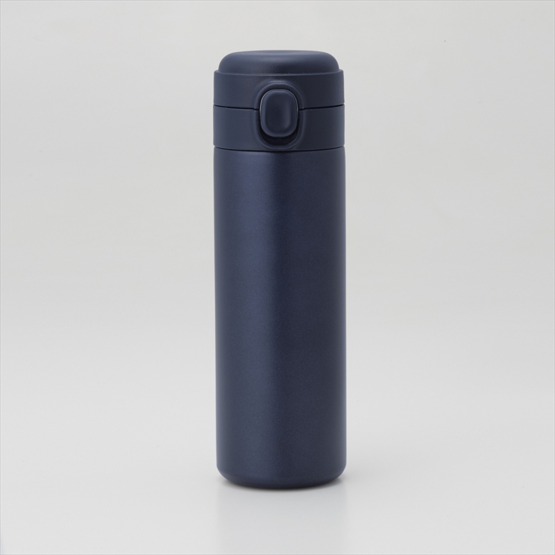 デイモワンタッチ真空ステンレスボトル400ml ネイビー