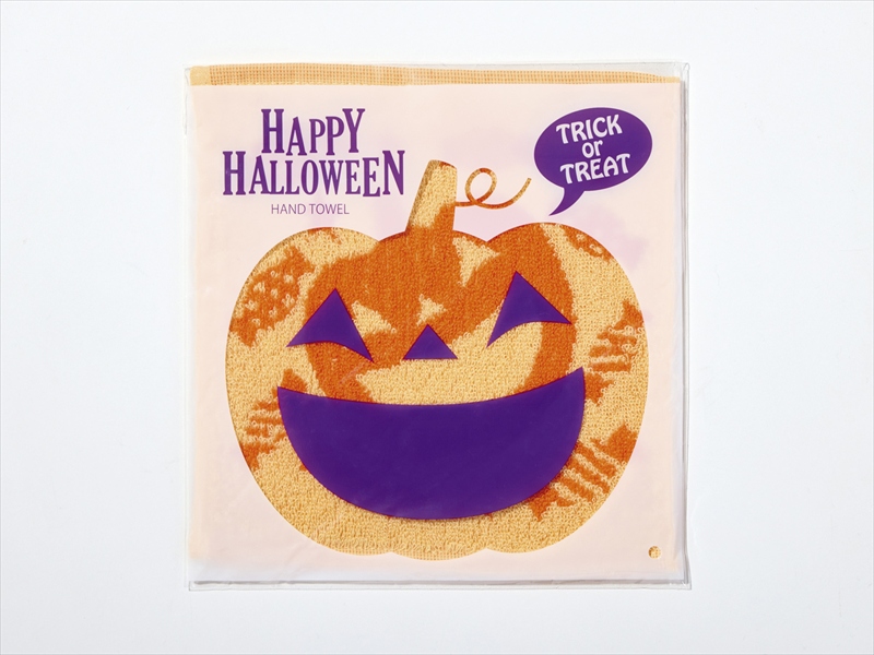 ハロウィンジャガード織ハンドタオル