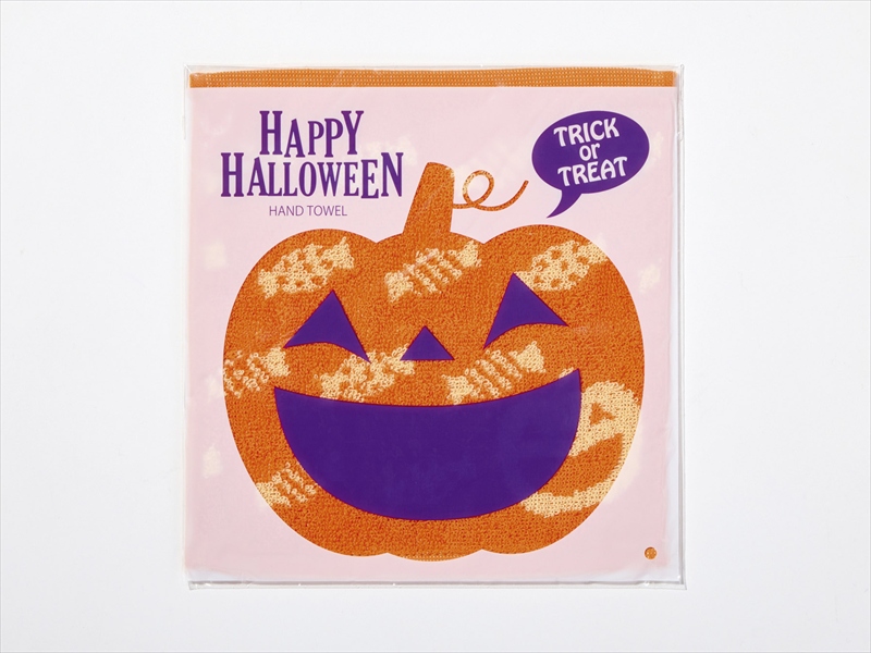 ハロウィンジャガード織ハンドタオル