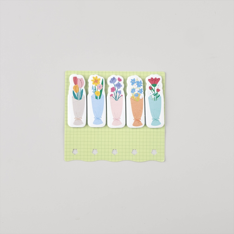 フラワーブーケふせん