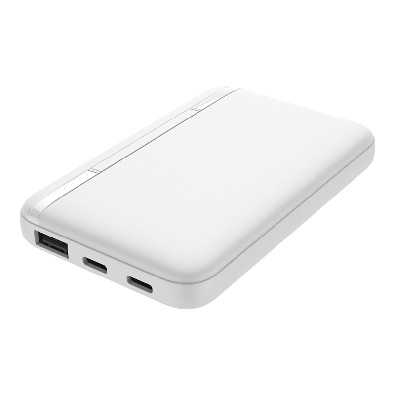 リン酸鉄モバイルバッテリー5000mAhホワイト
